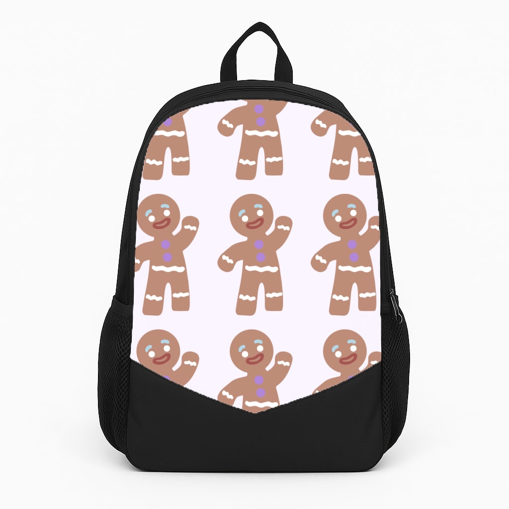 Gingerbread Man - Green Ogre Large Backpack