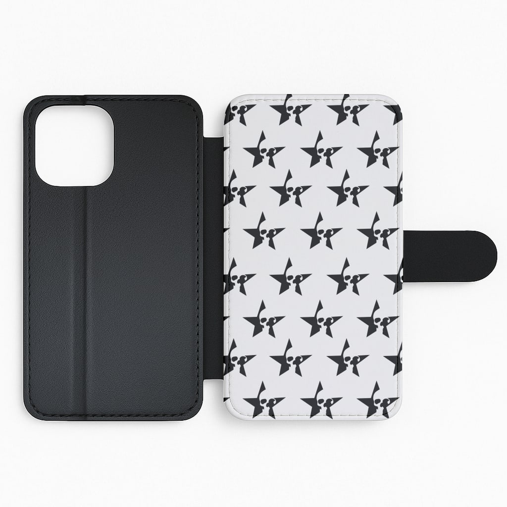 Skulls And Stars - Skate Aesthetic Flip Phone Case
