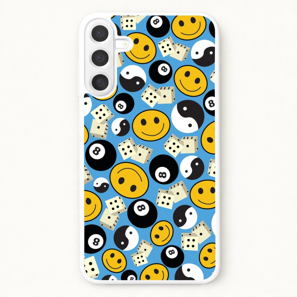 8 Ball Pattern - Skate Aesthetic Phone Case for Galaxy A57