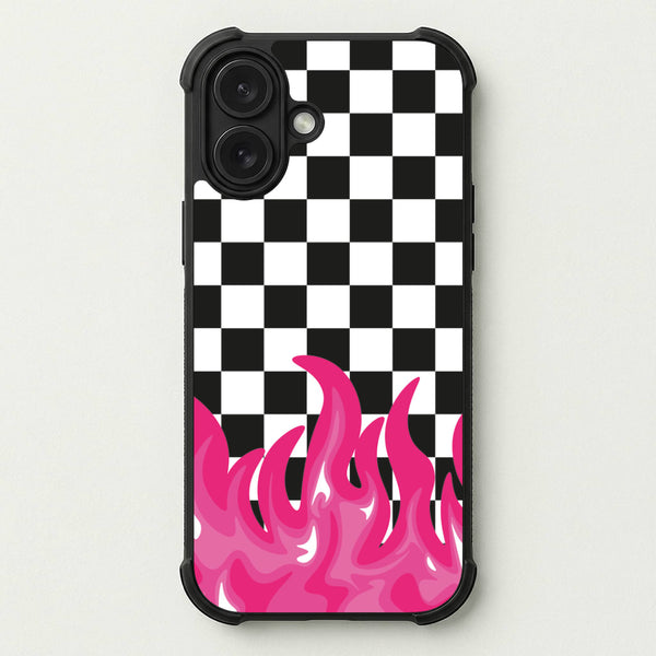 Pink Flame - Skate Aesthetic Phone Case — Bumper case