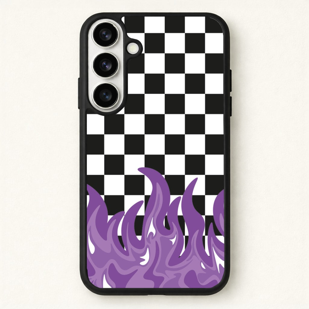 Purple Flame - Skate Aesthetic Phone Case for Galaxy S26 Plus