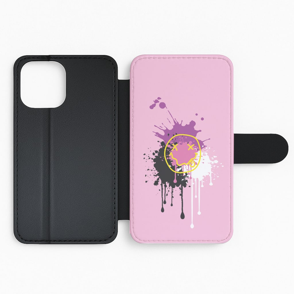 Pink Graffiti - Skate Aesthetic Flip Phone Case