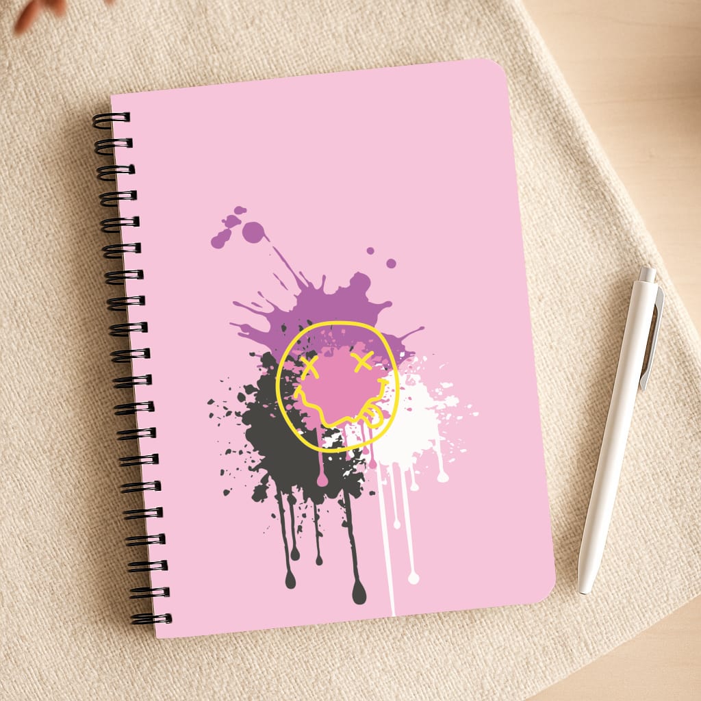 Pink Graffiti - Skate Aesthetic Notepad