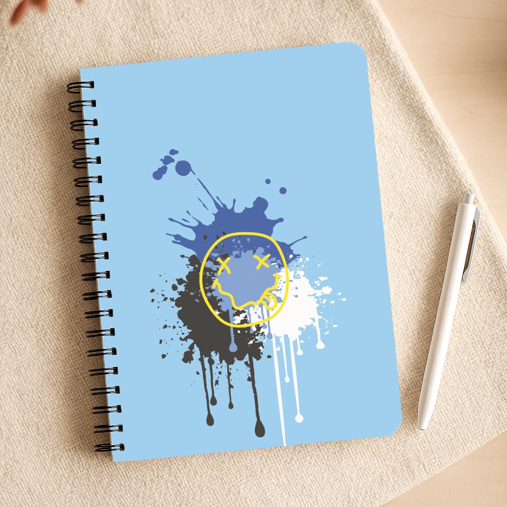 Blue Graffiti - Skate Aesthetic Notepad