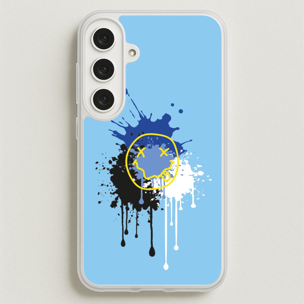 Blue Graffiti - Skate Aesthetic Phone Case for Galaxy S25FE