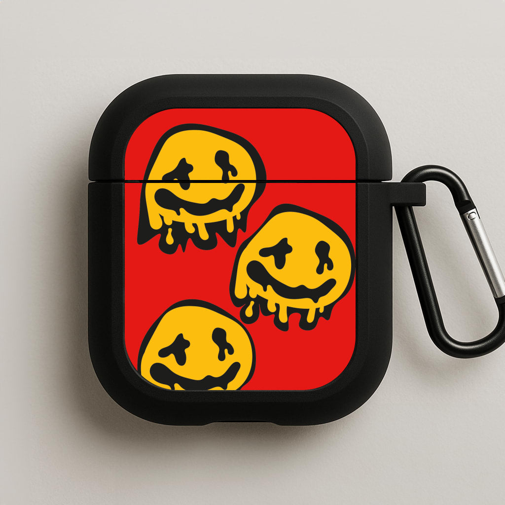 Dripping Smiley - Skate Aesthetic AirPods Case