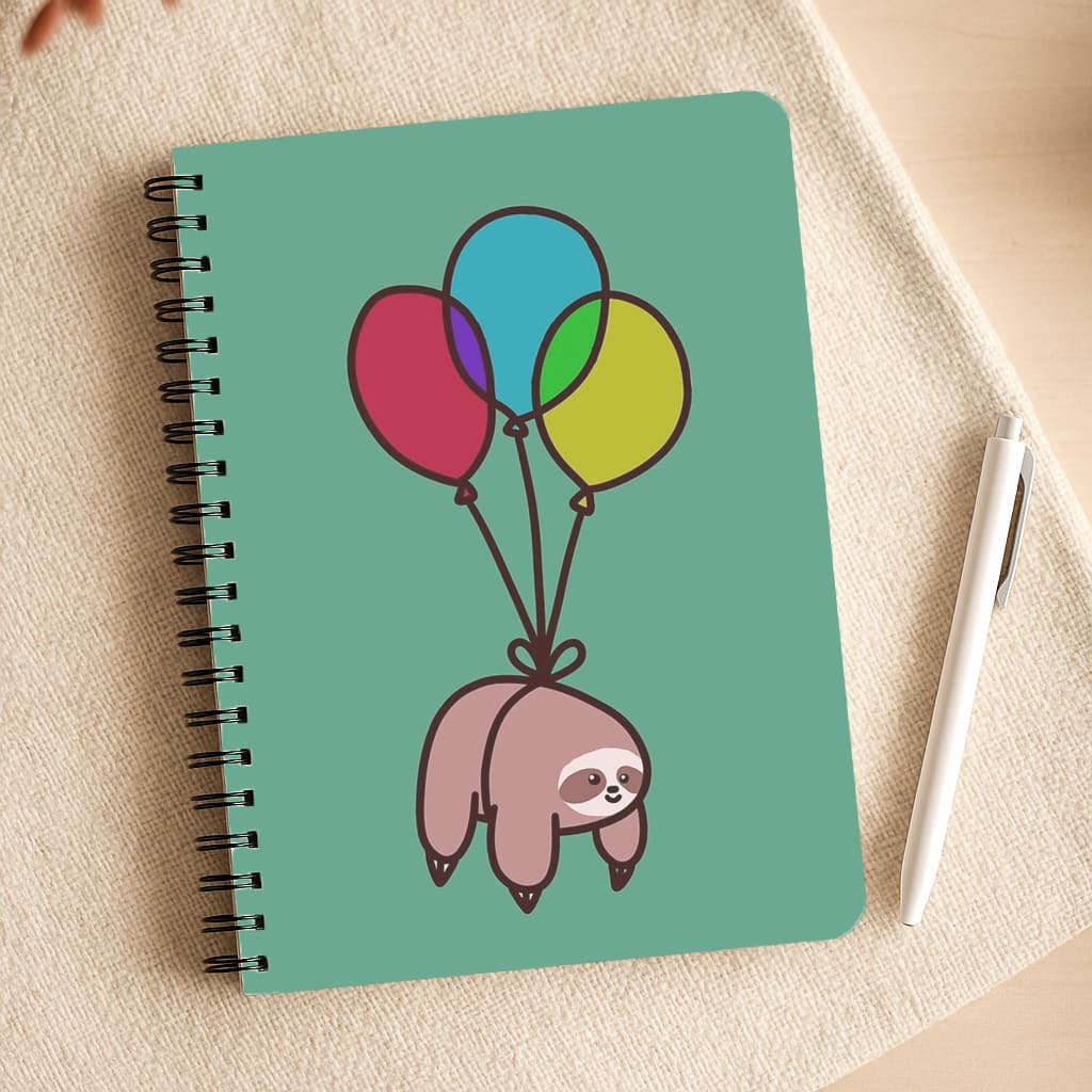 Balloon Sloth Notepad