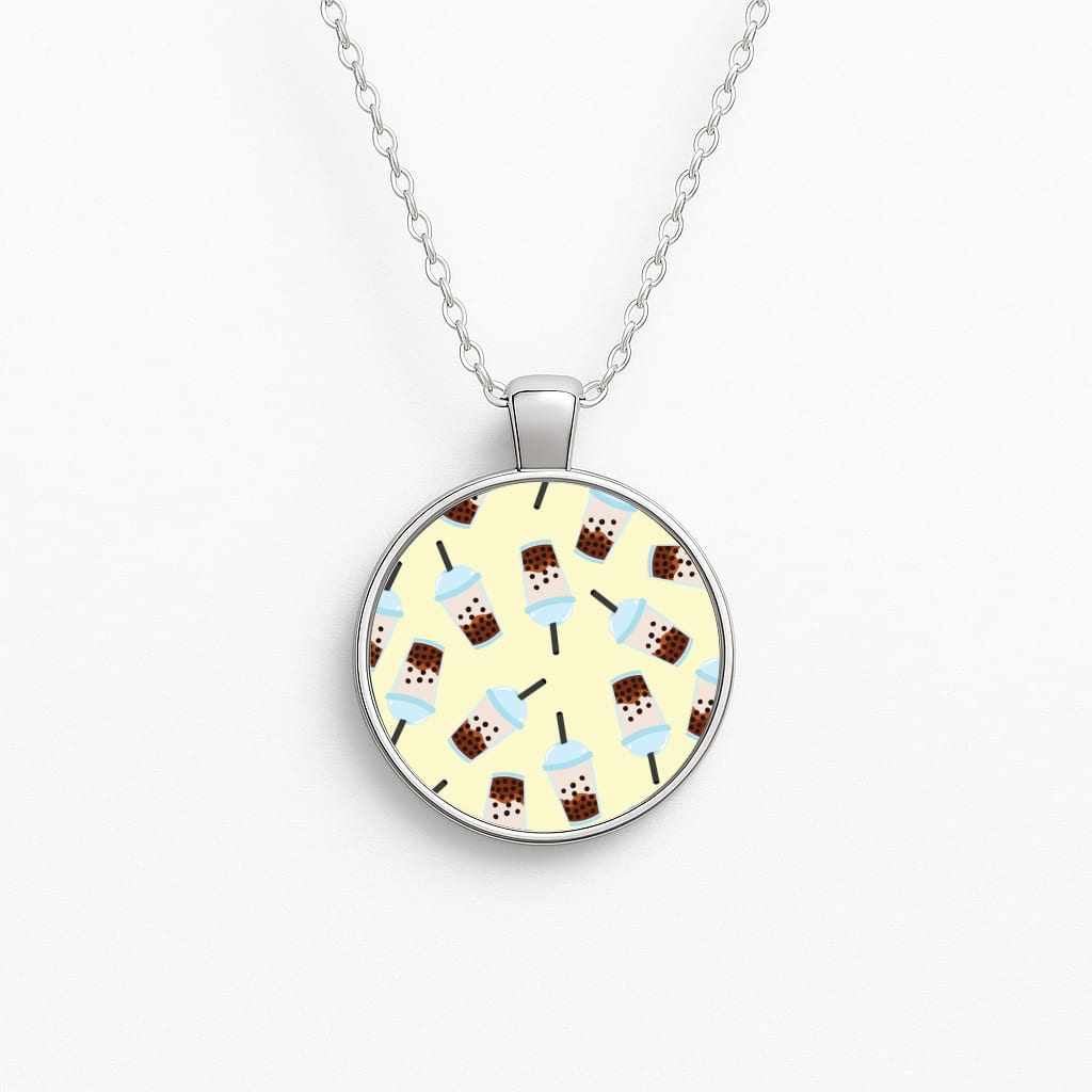 Boba Tea - Summer Circle Necklace
