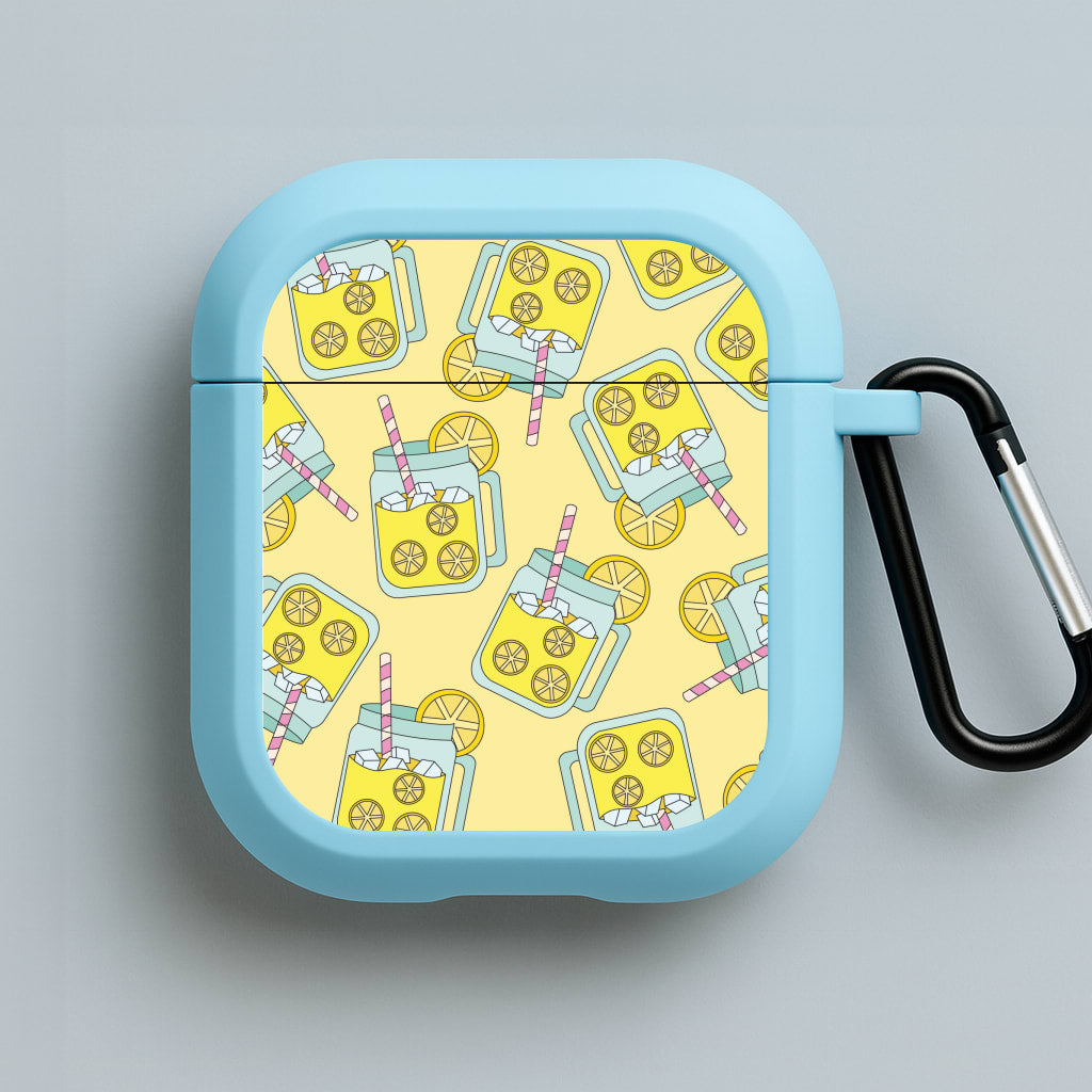 Lemons - Summer Blue AirPods Case