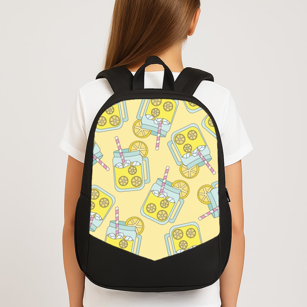 Lemons - Summer Large School Bag