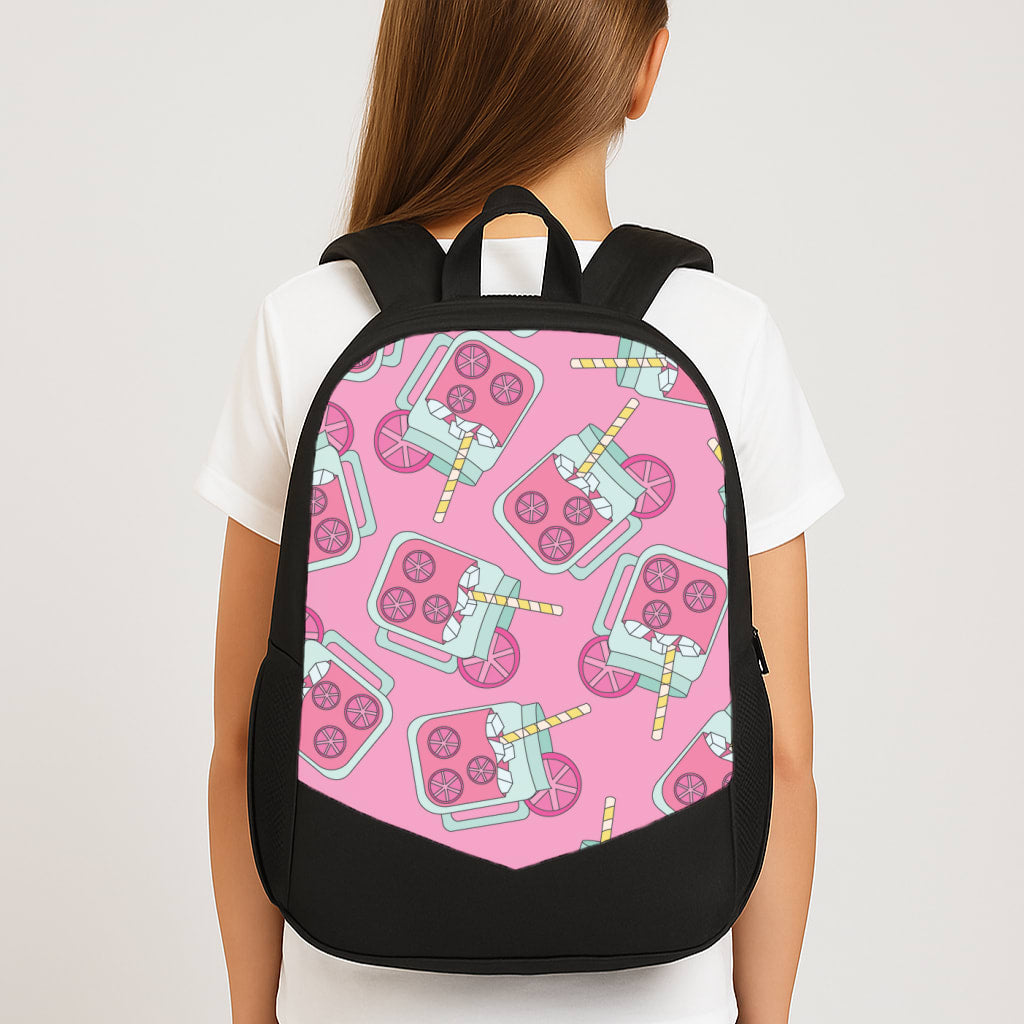 Pink Ice - Summer Large School Bag