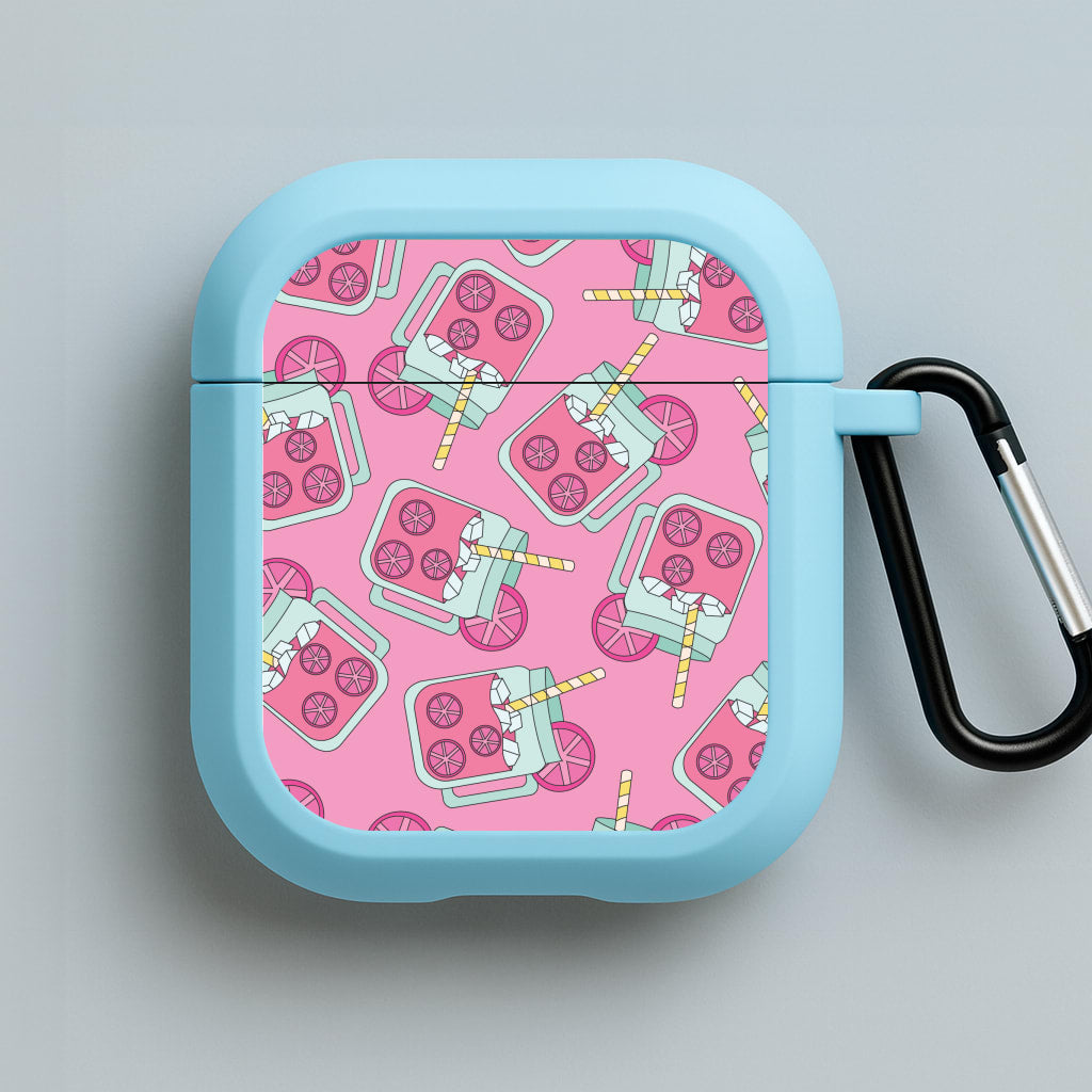 Pink Ice - Summer Blue AirPods Case