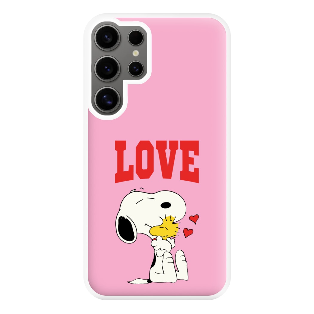 Love Cartoon Beagle Phone Case for Galaxy S24 Ultra