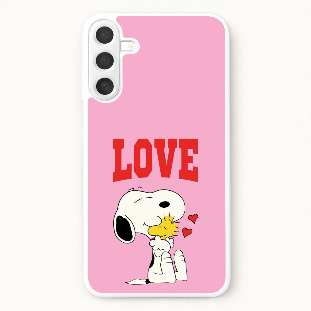 Love Cartoon Beagle Phone Case for Galaxy A57
