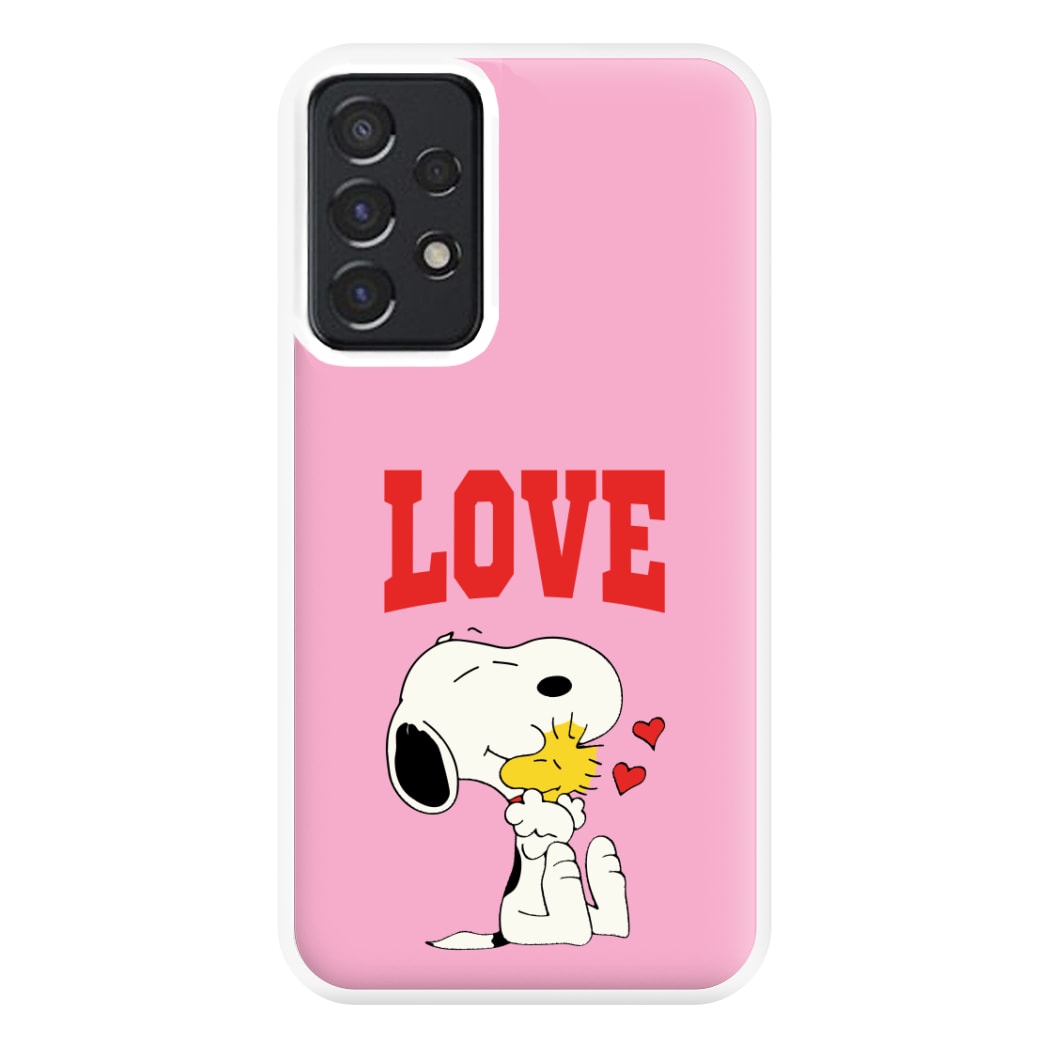 Love Cartoon Beagle Phone Case for Galaxy A52 / A52s
