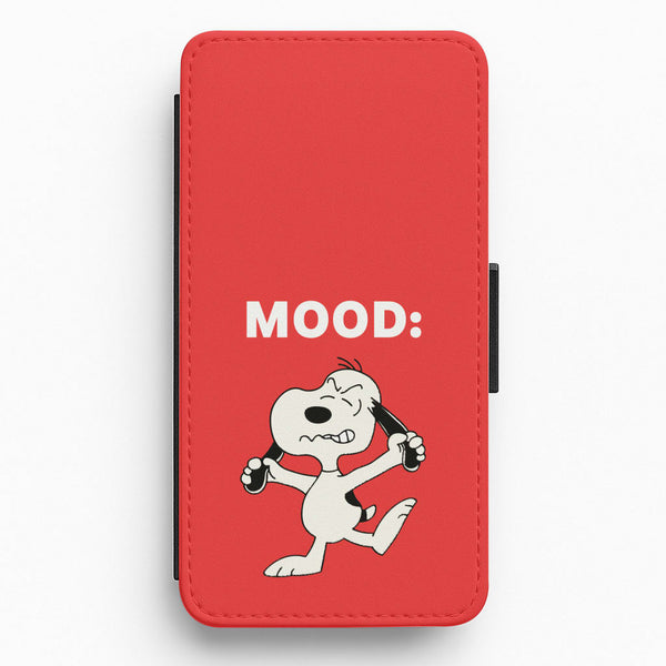 Mood Cartoon Beagle Flip / Wallet Phone Case