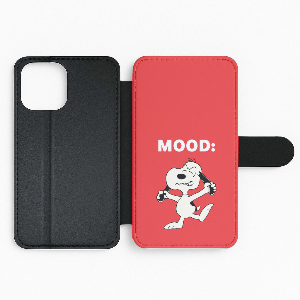 Mood Cartoon Beagle Flip Phone Case