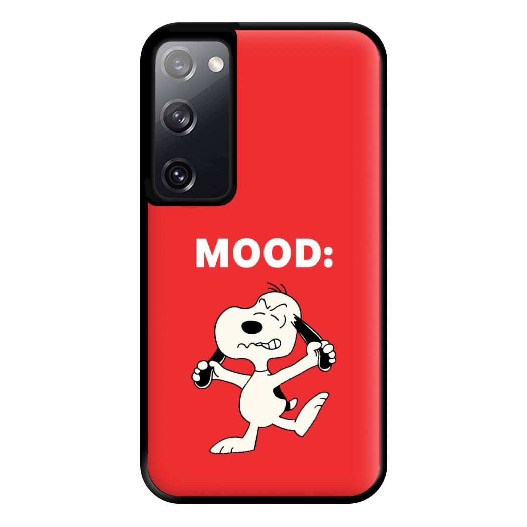 Mood Cartoon Beagle Phone Case for Galaxy S20