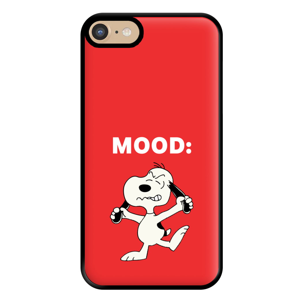 Mood Cartoon Beagle Phone Case for iPhone 6 / 7 / 8 / SE