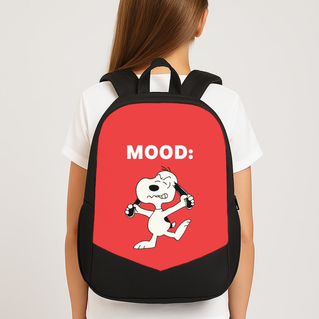 Mood Cartoon Beagle Backpack
