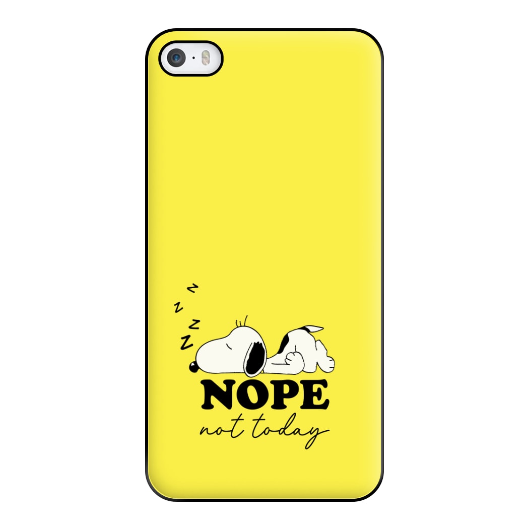 Nope, Not Today Phone Case for iPhone 5 / 5s / SE 2016