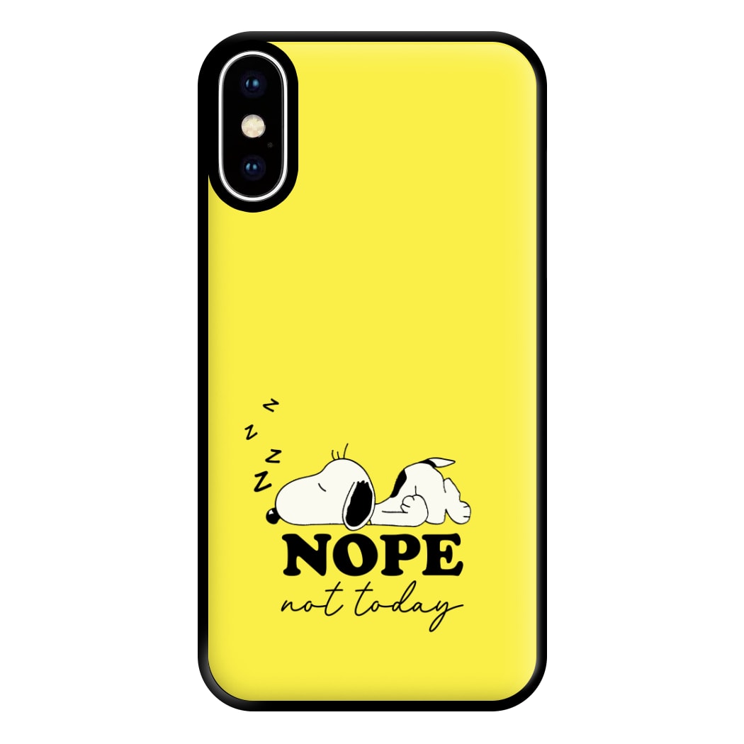 Nope, Not Today Phone Case for iPhone XS Max