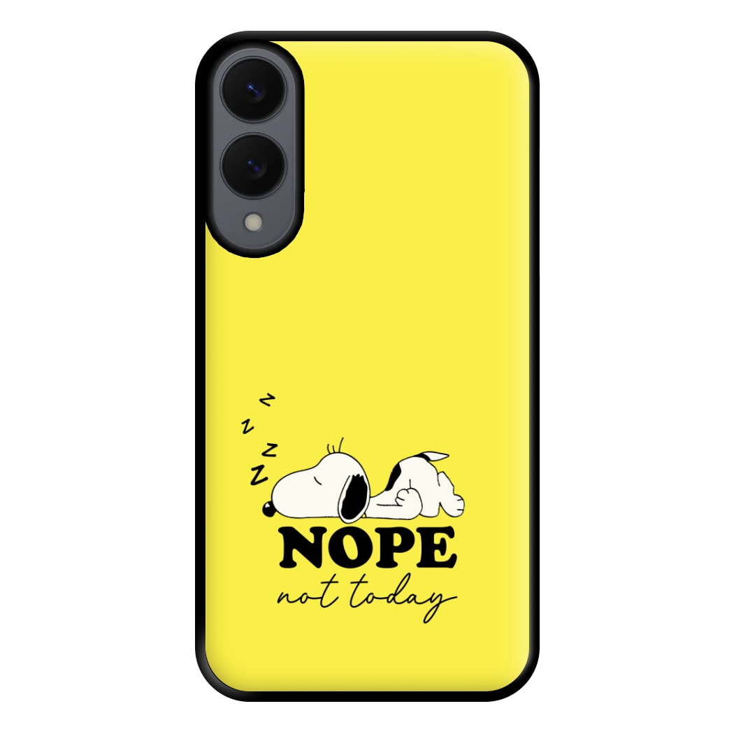 Nope, Not Today Phone Case for Galaxy S25 Edge