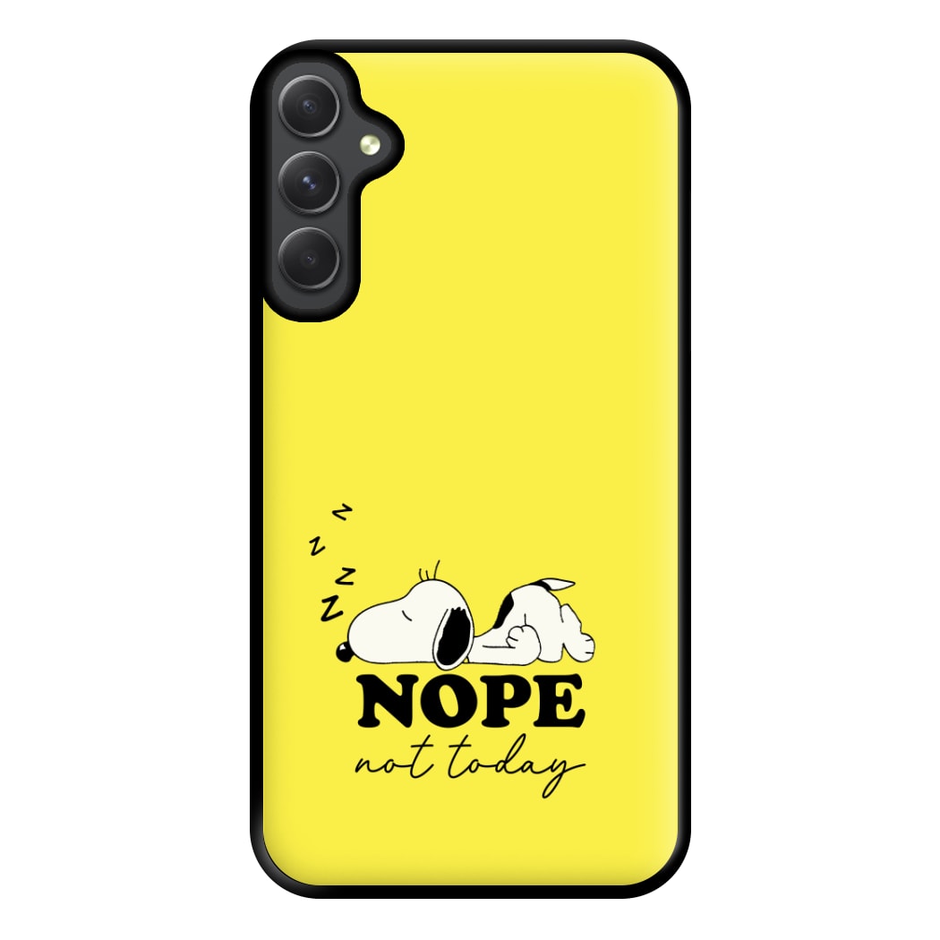 Nope, Not Today Phone Case for Galaxy A54