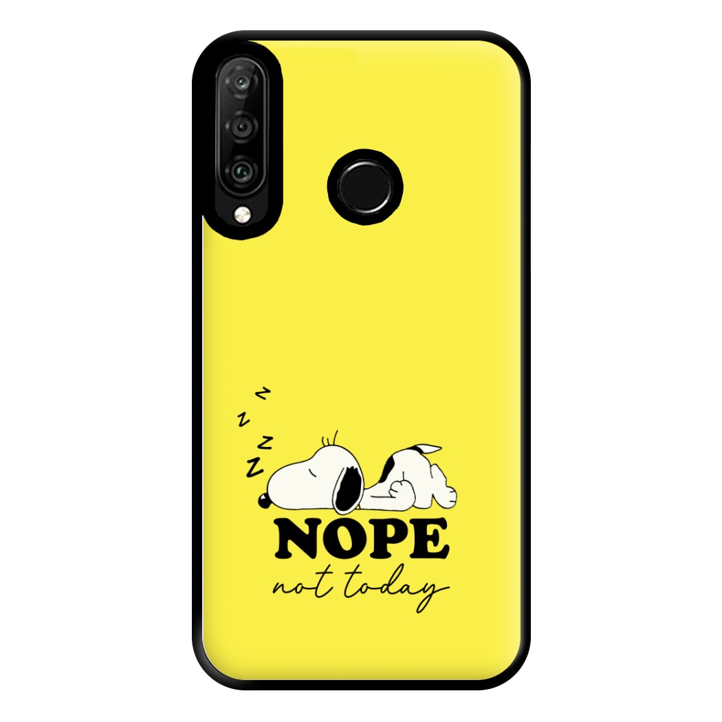 Nope, Not Today Phone Case for Huawei P30 Lite