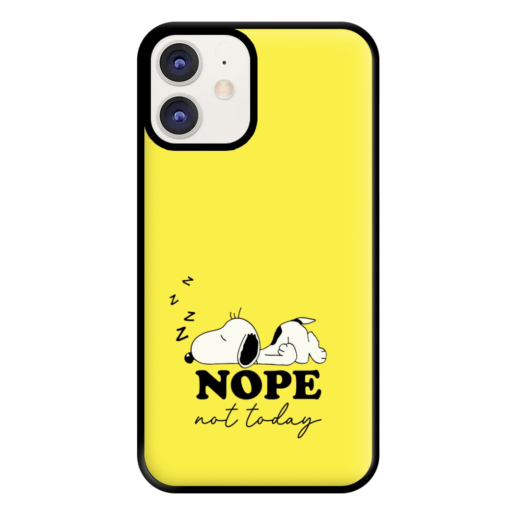 Nope, Not Today Phone Case for iPhone 12 / 12 Pro