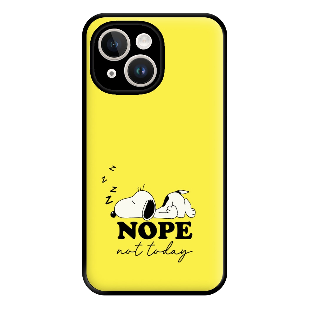 Nope, Not Today Phone Case for iPhone 14 Plus