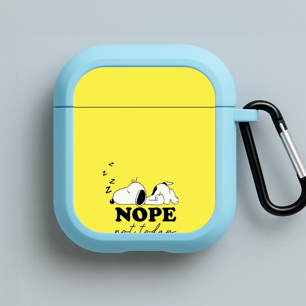 Nope, Not Today Blue AirPods Case