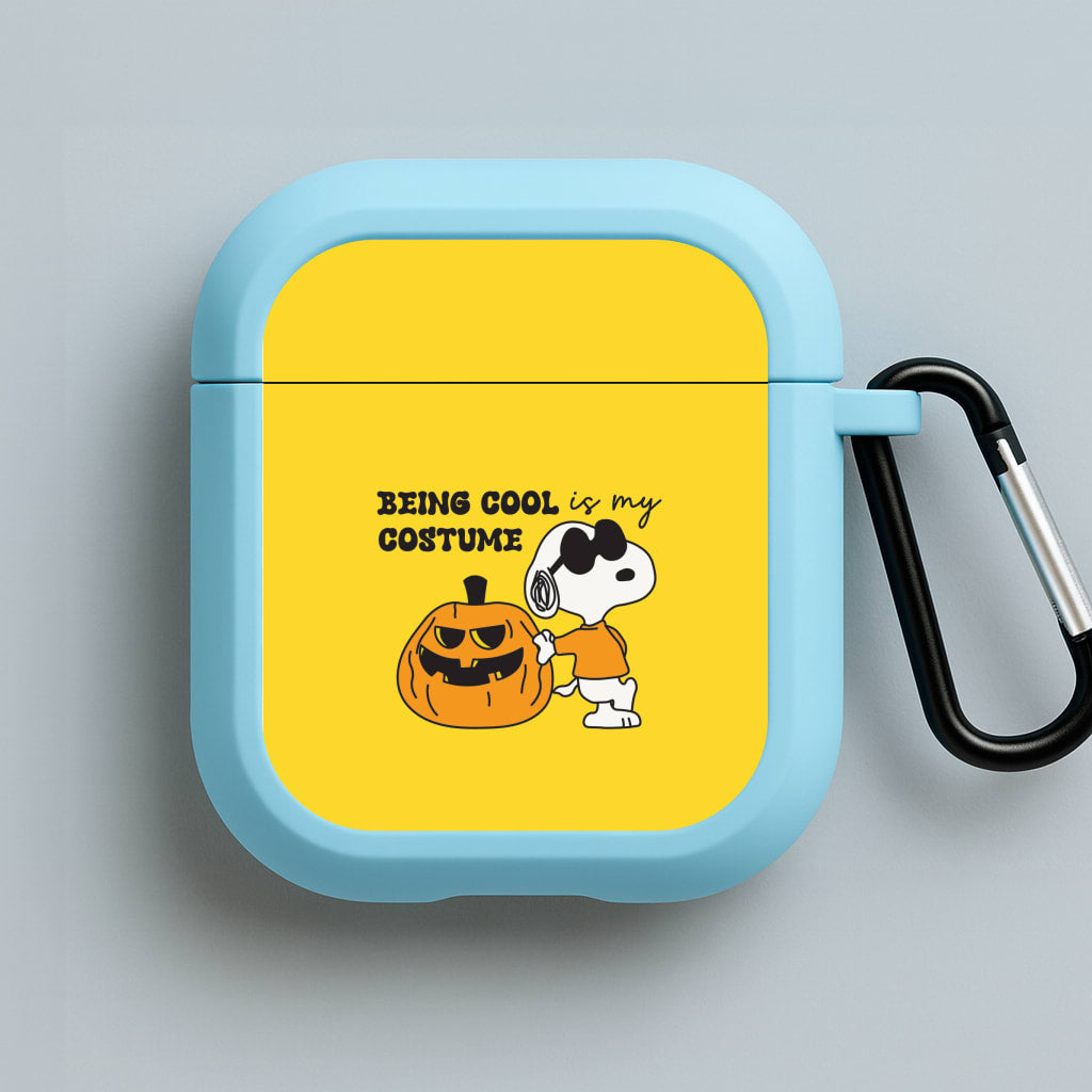 Being Cool Is My Costume Blue AirPods Case