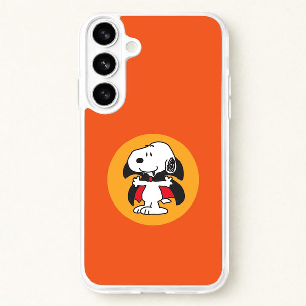 Cartoon Beagle Vampire Phone Case for Galaxy S26 Plus