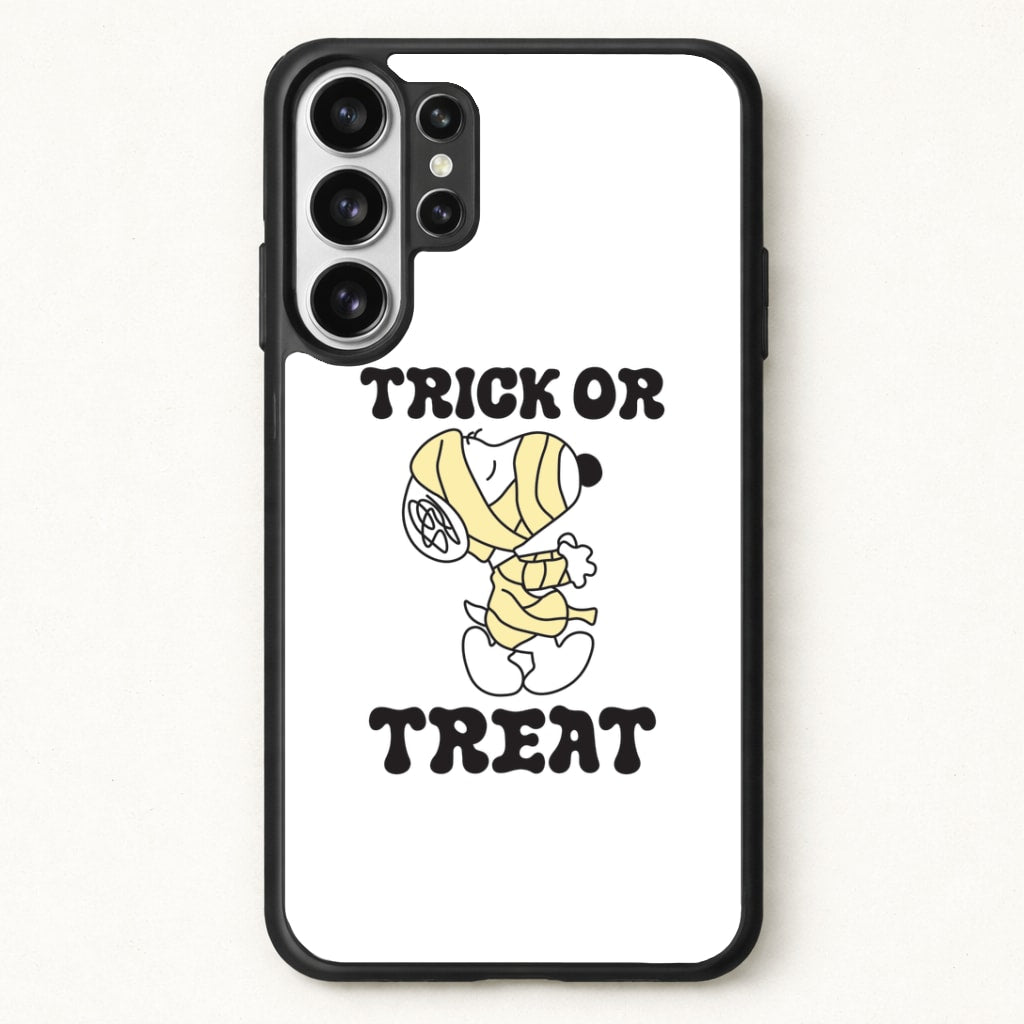 Trick Or Treat Cartoon Beagle Phone Case for Galaxy S26 Ultra