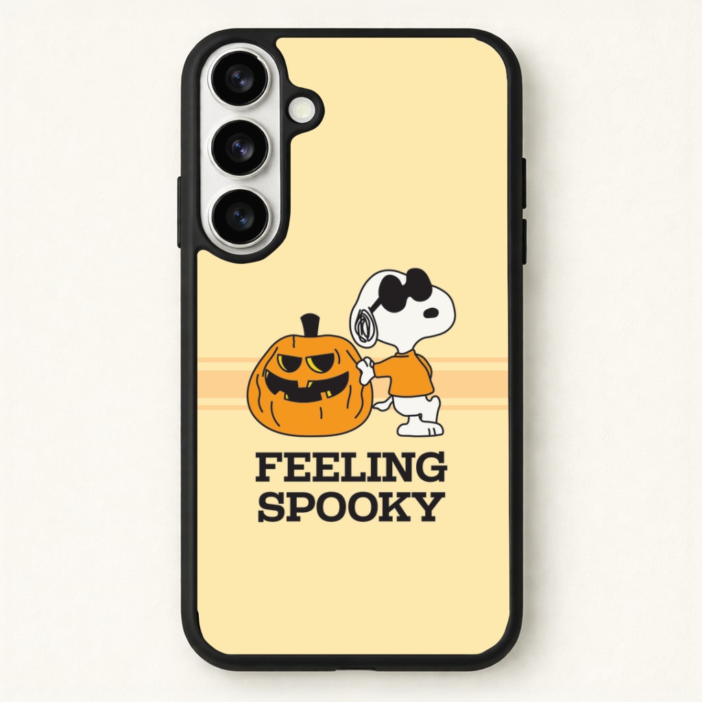 Feeling Spooky Cartoon Beagle Phone Case for Galaxy S26