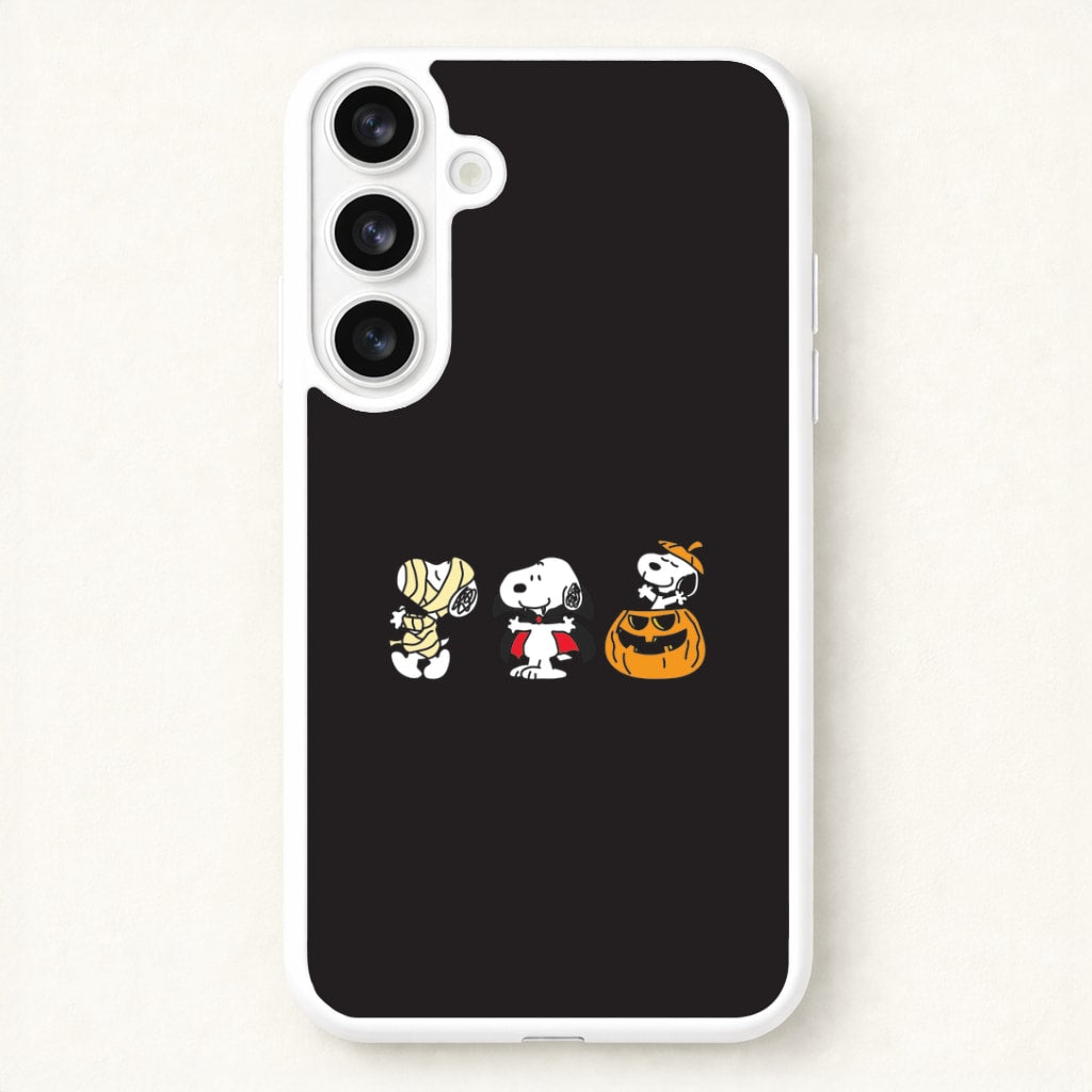 Cartoon Beagle Halloween Costumes Phone Case for Galaxy S26