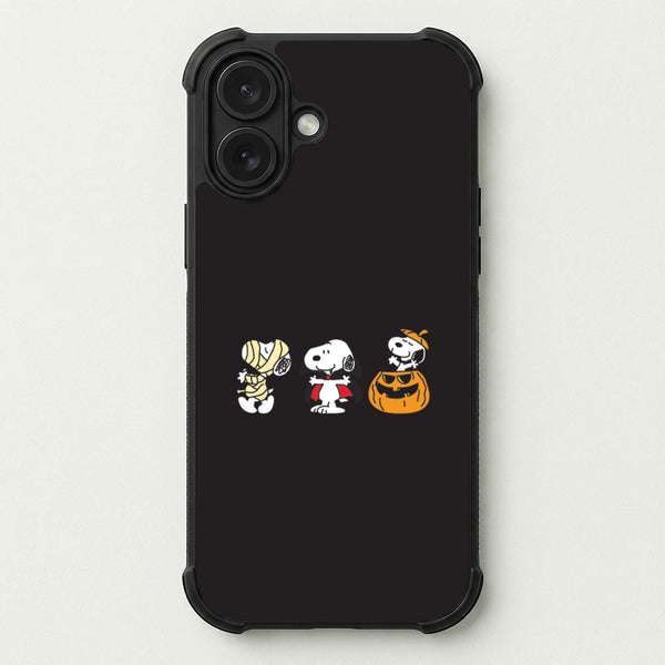 Cartoon Beagle Halloween Costumes Phone Case — Bumper case