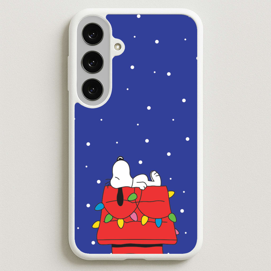 Cartoon Beagle Fairylights Phone Case for Galaxy S25FE