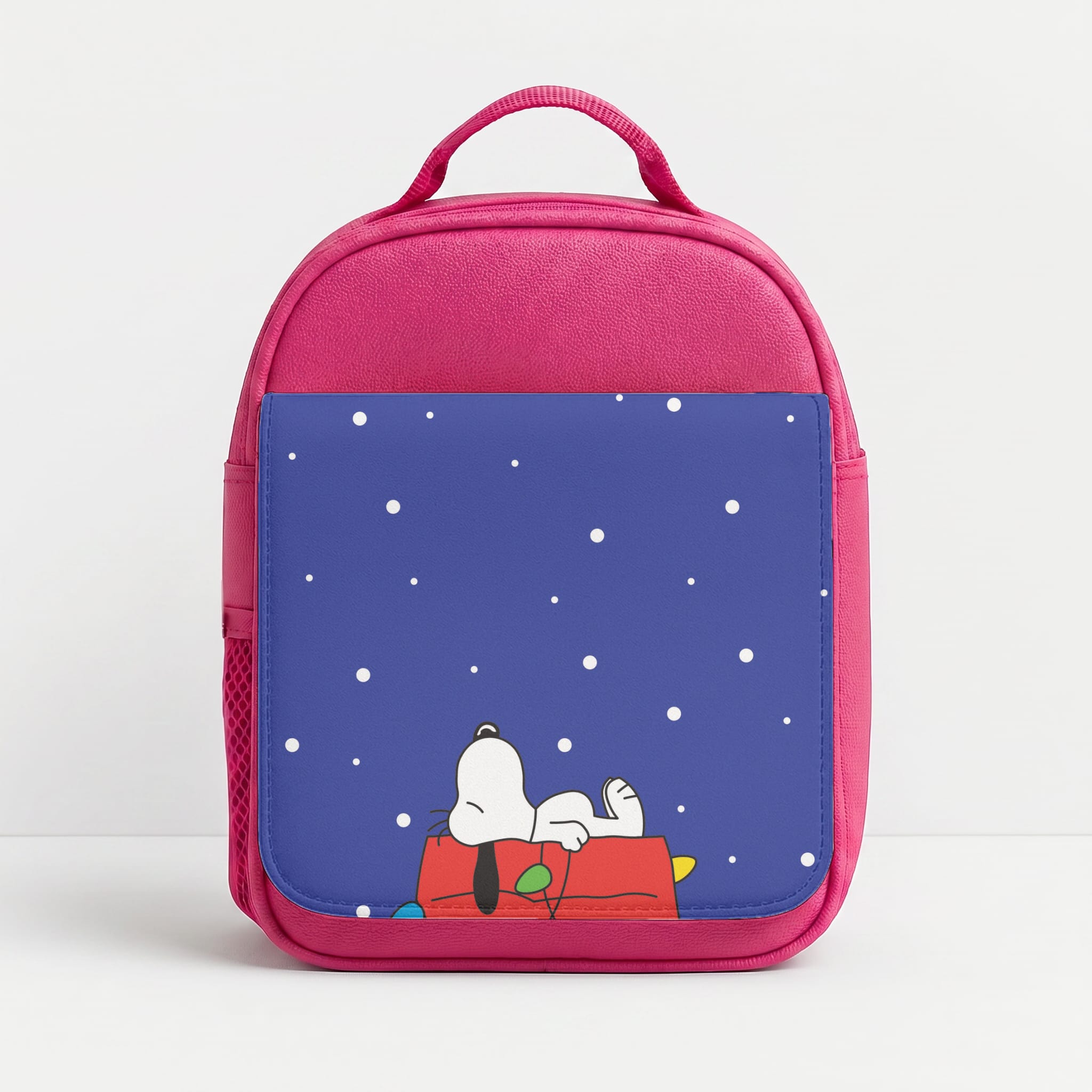Cartoon Beagle Fairylights Lunchbox - Pink