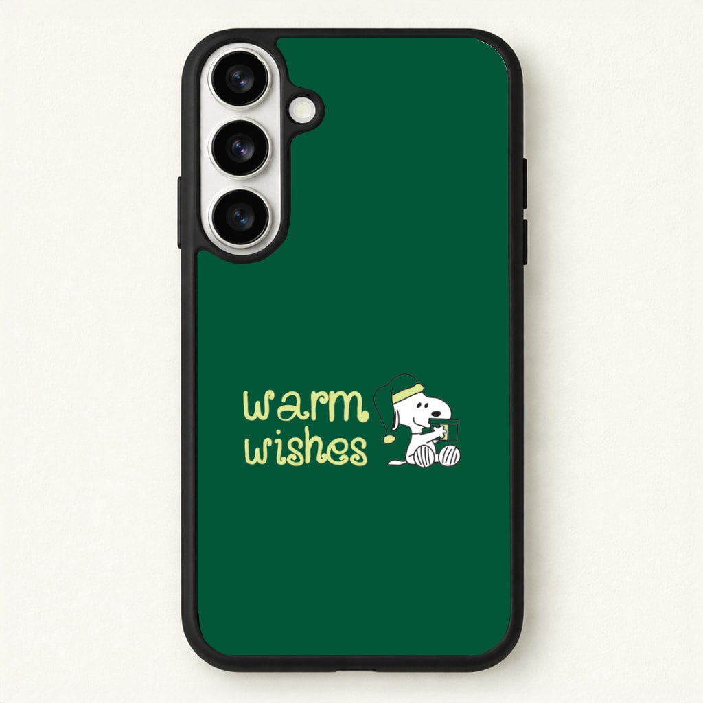 Cartoon Beagle Warm Wishes Phone Case for Galaxy S26