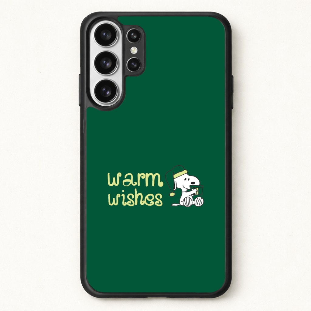 Cartoon Beagle Warm Wishes Phone Case for Galaxy S26 Ultra