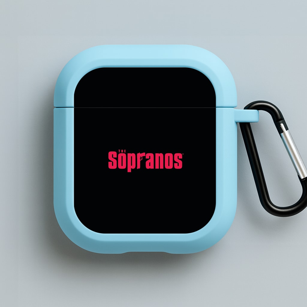 Title Screen Blue AirPods Case