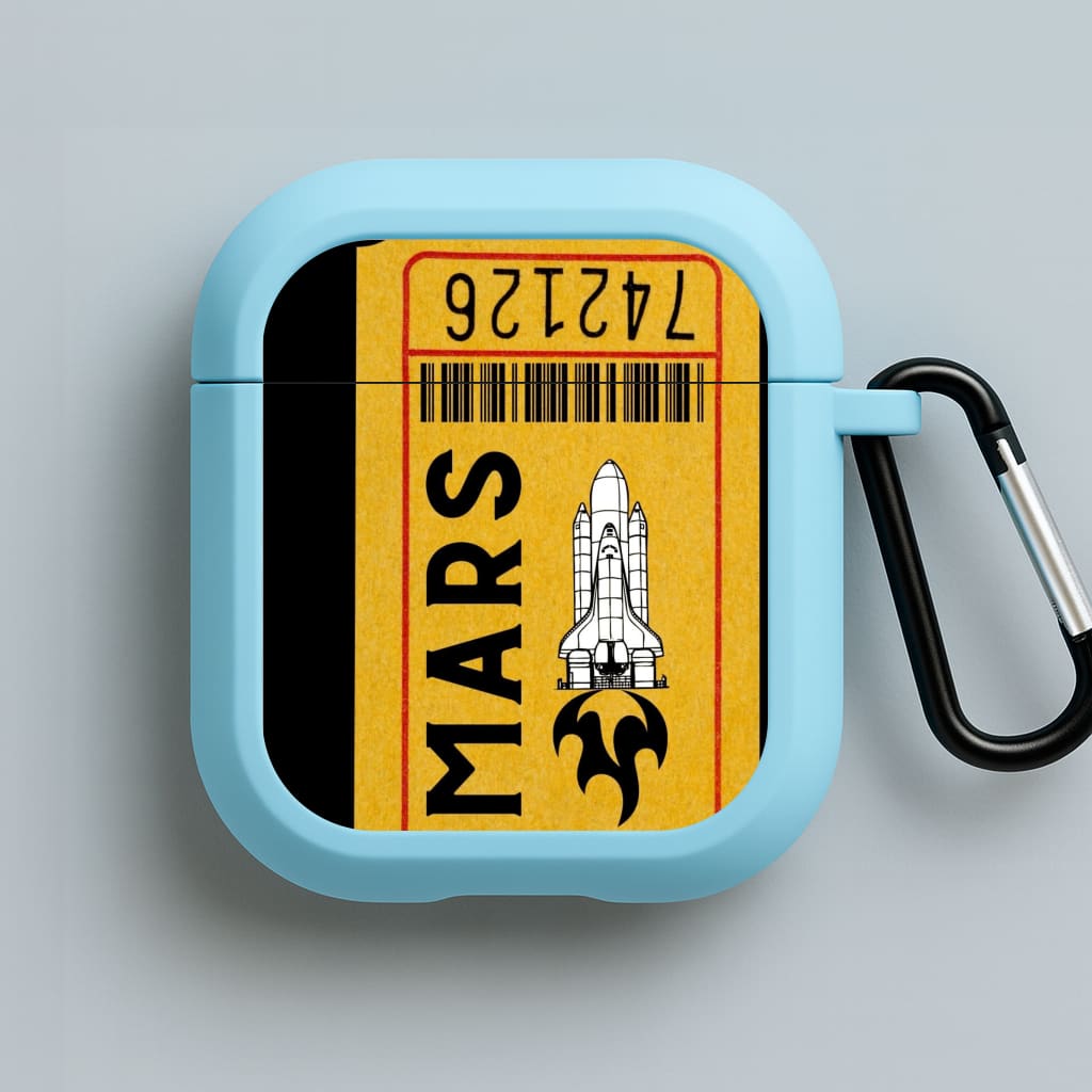 Ticket To Mars - Space Blue AirPods Case