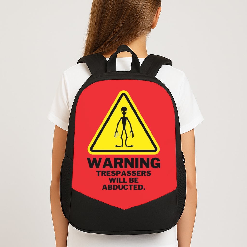 Warning Abduction - Space Backpack