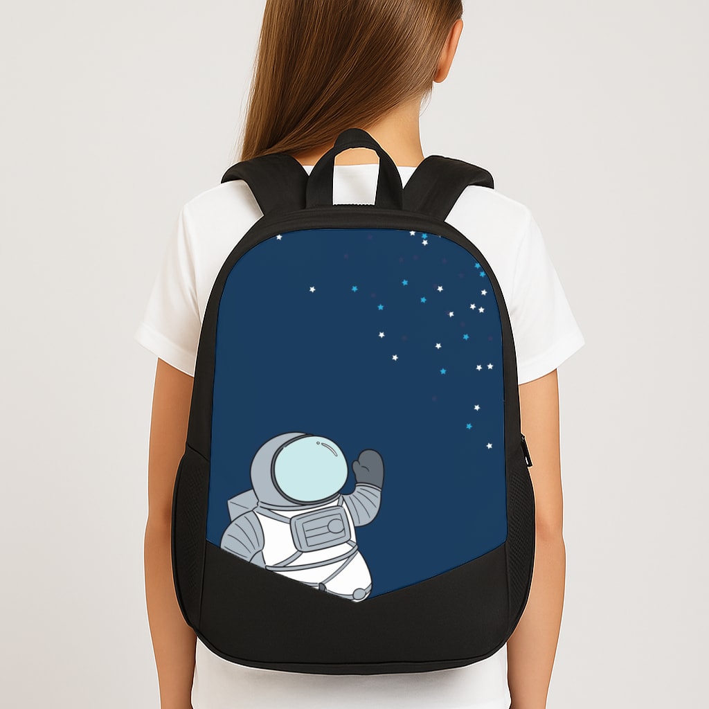 Astronaut Bobbling - Space School Bag