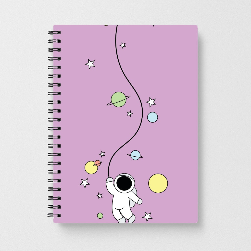 Cute Hanging Astronaut Notebook