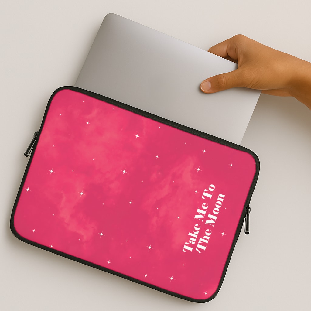 Take Me To The Moon MacBook Case