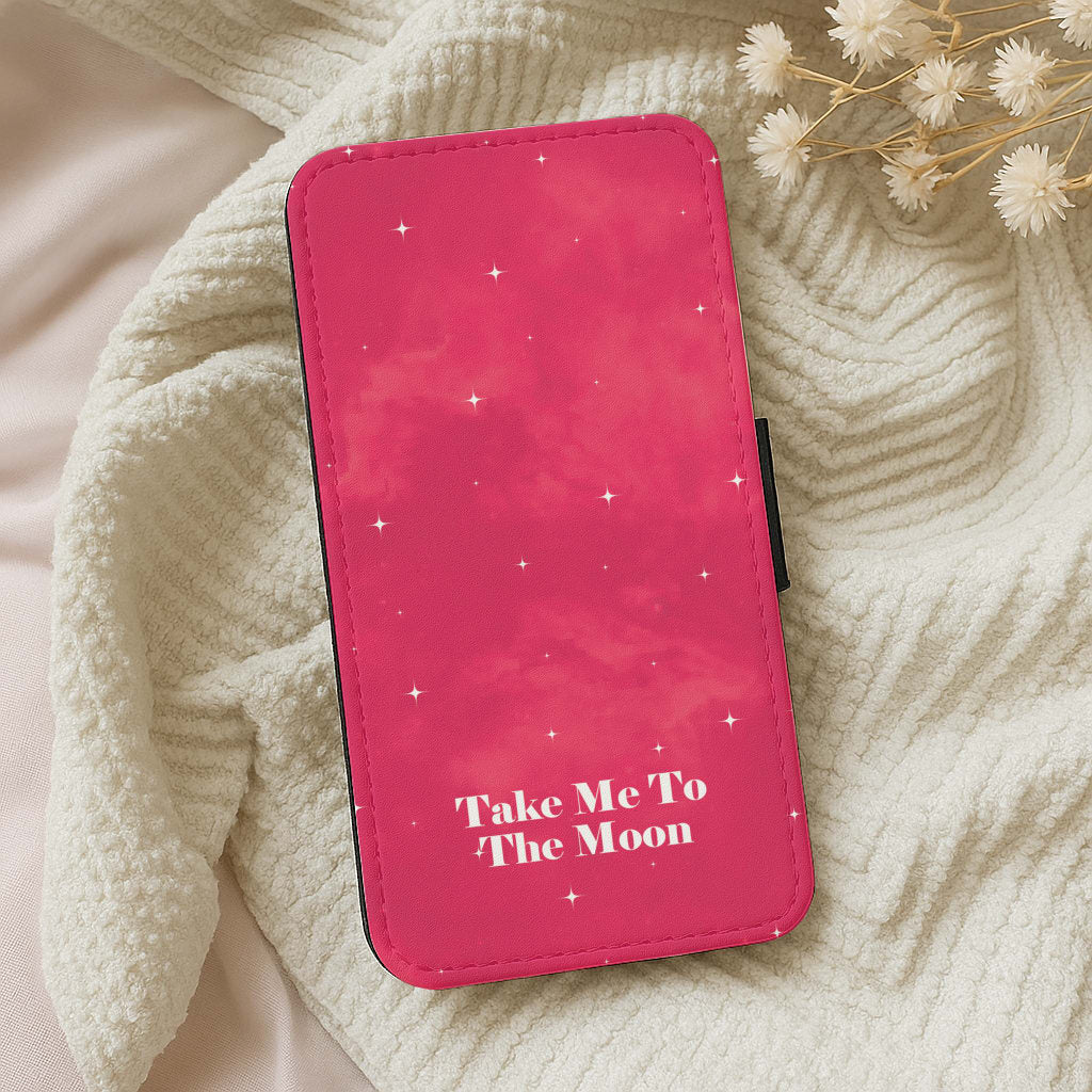 Take Me To The Moon Wallet Phone Case