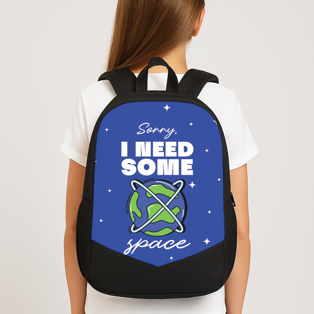 Cartoon I Need Some Space Backpack